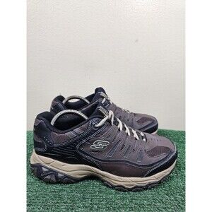 Skechers After Burn M. Fit Training Shoe Men's Size 10 Extra Wide Brown
